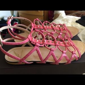 Brian Atwood gladiator sandals size 8